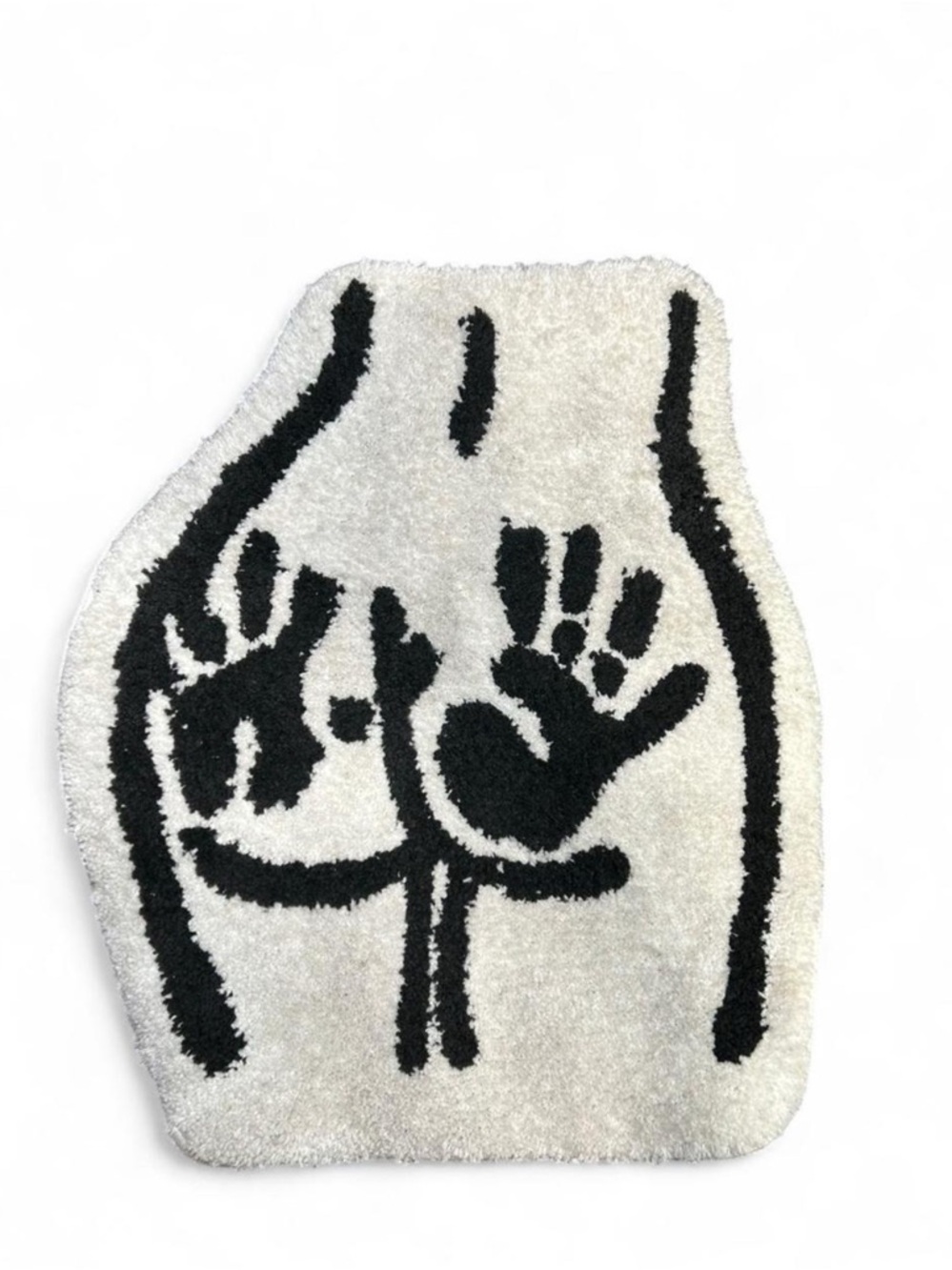LAKEA Sexy Handprint Cartoon Pattern Rug Aesthetic Bedroom Decor - Brand New